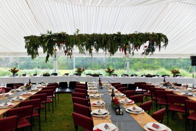 Hawke's Bay Wedding Venues - A Marquee At Morere Hot Springs Lodge