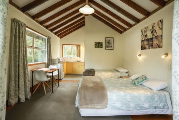 Cabin Interior | Morere Hot Springs Lodge | Hawke's Bay Accommodation